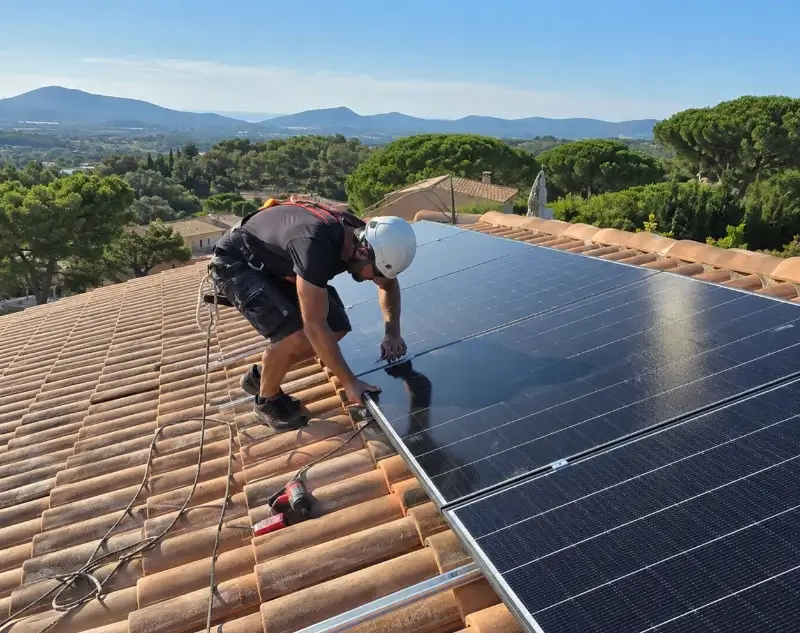 Installateur panneaux solaires Le Perréon — pose photovoltaïque sur toiture